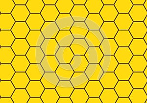 Vector abstract honeycomb pattern background