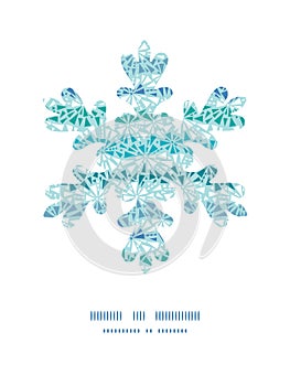 Vector abstract ice chrystals texture Christmas