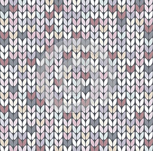 vector abstract knit pattern