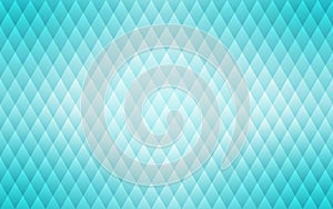 Vector Abstract Light Teal Gradient Background with Seamless Rhombuses and Triangles Pattern