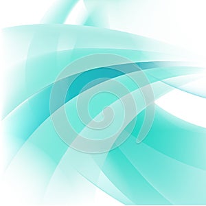 Vector abstract line green background