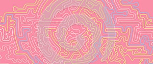 Vector abstract maze background. Colorful labyrinth backdrop