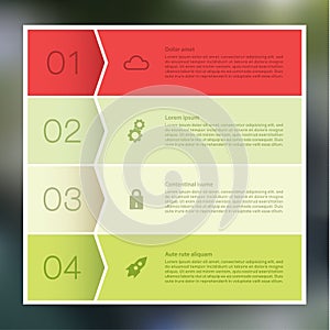 Vector abstract mosaic background. Infographic template with place for your content.