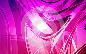 Vector abstract multicolored shaded wavy background with lighting effects, vector illustration