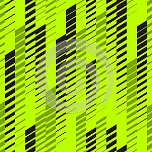 Vector abstract neon sport pattern with fading lines, tracks, halftone stripes. Urban pattern. Neon pattern.