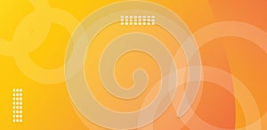 Vector abstract orange background with circular shapes