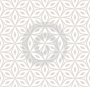 Vector abstract ornament seamless pattern in pastel colors, flowers.