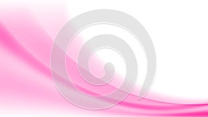 Vector Abstract Pastel Pink Waves and Curves Background