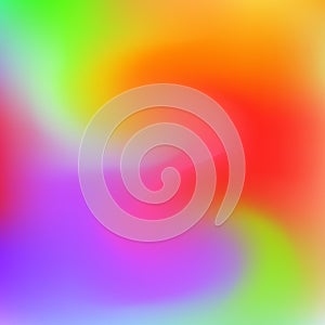 Vector abstract rainbow liquid colorful vibrant background. Creative deign