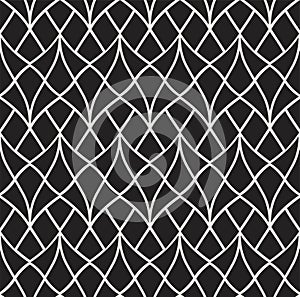 Vector Abstract Seamless Pattern. Art Deco Style Background. Geometric texture.