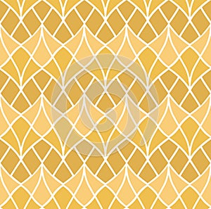 Vector Abstract Seamless Pattern. Art Deco Style Background. Geometric texture.
