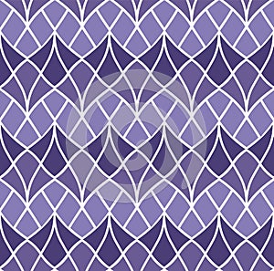 Vector Abstract Seamless Pattern. Art Deco Style Background. Geometric texture.