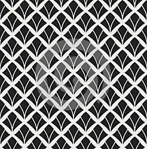 Vector Abstract Seamless Pattern. Art Deco Style Background. Geometric texture.