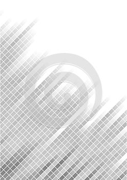 Vector abstract silver background with square