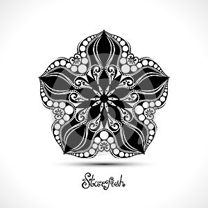 Vector Abstract Starfish