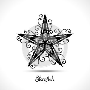 Vector Abstract Starfish