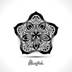 Vector Abstract Starfish