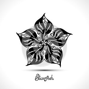 Vector Abstract Starfish
