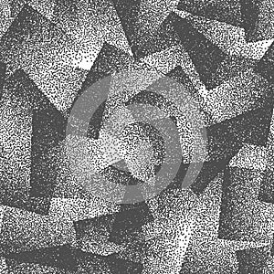 Vector Abstract Stippled Weird Seamless Pattern