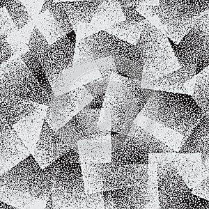 Vector Abstract Stippled Weird Seamless Pattern