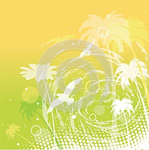 vector abstract summer background