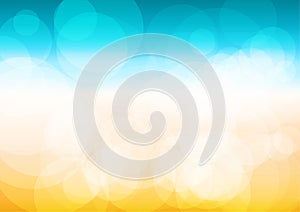 Vector : Abstract summer background with bokeh