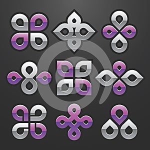 Vector Abstract Symbol Set