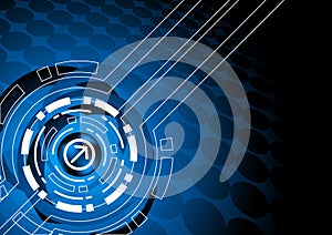 Vector abstract tech template