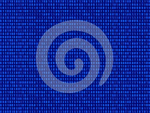 Vector: Abstract Technology, Binary Code Digital Backdrop.