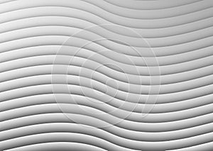 Vector Abstract Wavy Grey Gradient Layers or Wall Texture Background