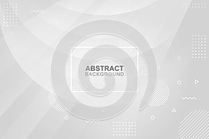 Dompbackground: Abstract Curvy Stripe White Background