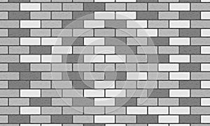 Vector abstract white brick background