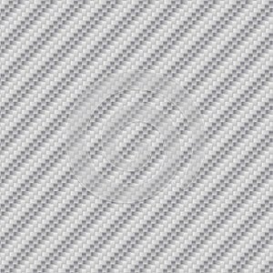 Vector Abstract white carbon fiber background, Kevlar seamless pattern wallpaper, white modern geometric texture