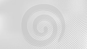 Vector Abstract White Halftone Dots Pattern in Grey Background