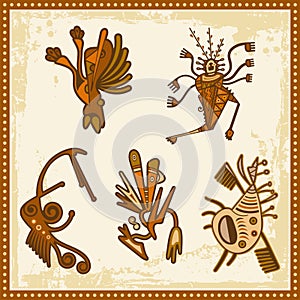 Vector African Tribal Ornaments