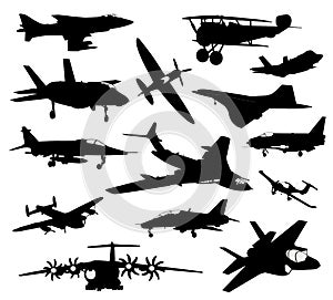 Vector aircrafts set