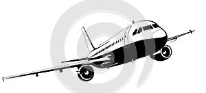 Vector airliner photo