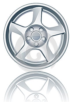 Vector alloy wheel.