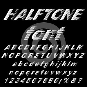 Half dot font