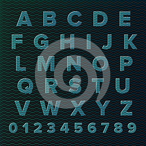 Vector alphabet set