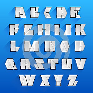 Vector Alphabet Set. Building alphabet.