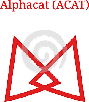 Vector Alphacat ACAT logo