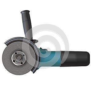 Vector Angle Grinder with Saw Disk