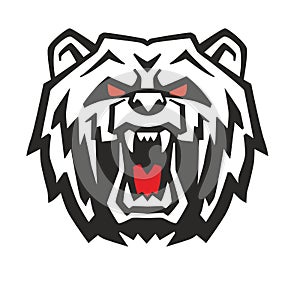 Vector Angry Bear