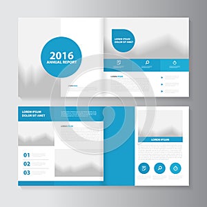 Vector annual report Leaflet Brochure Flyer template design, book cover layout design