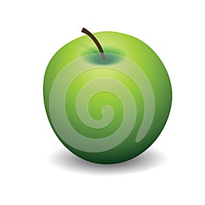 Vector apple icon illustration