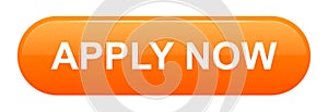 Vector apply now orange web button