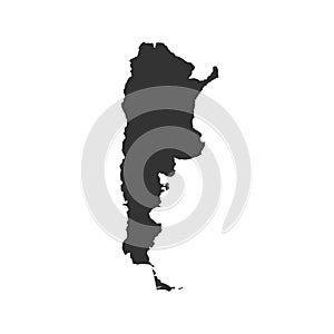 Vector Argentina map