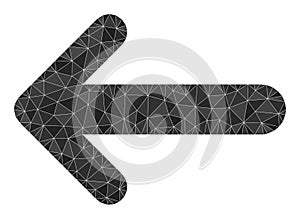 Vector Arrow Left Lowpoly Icon