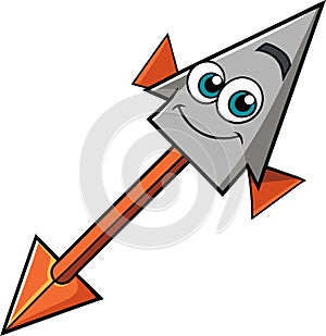 Vector artwork of arrow